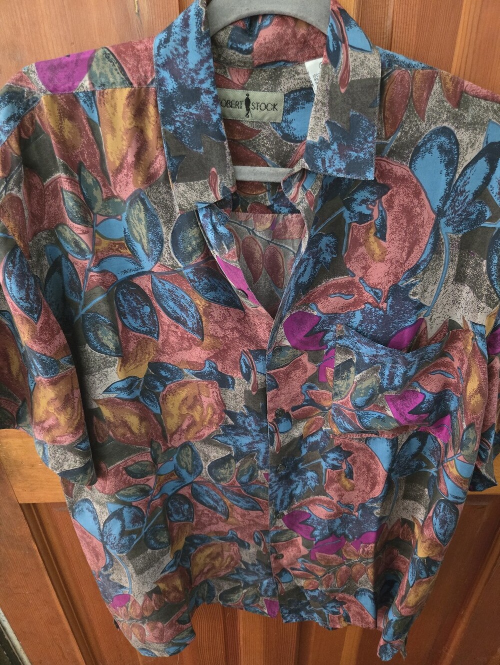 Robert Stock Multicolor Floral Button-Up Shirt